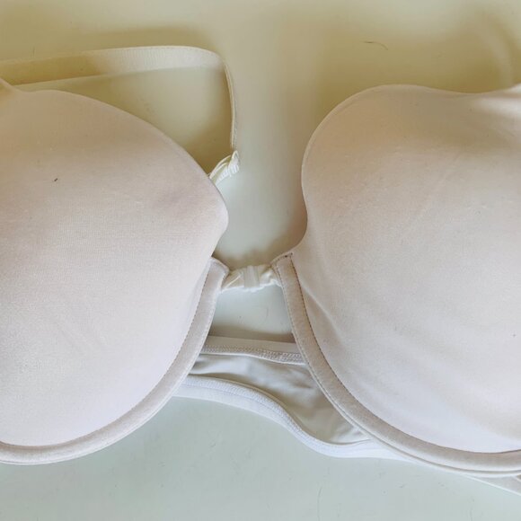 BRAS 3 Sz 36D Pink Wonderbra Fashion Forms Traditional Strapless Halter Bra - Picture 11 of 12
